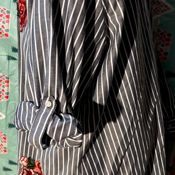 StyleHouse Striped Shirt Dress - Picture 7 of 10